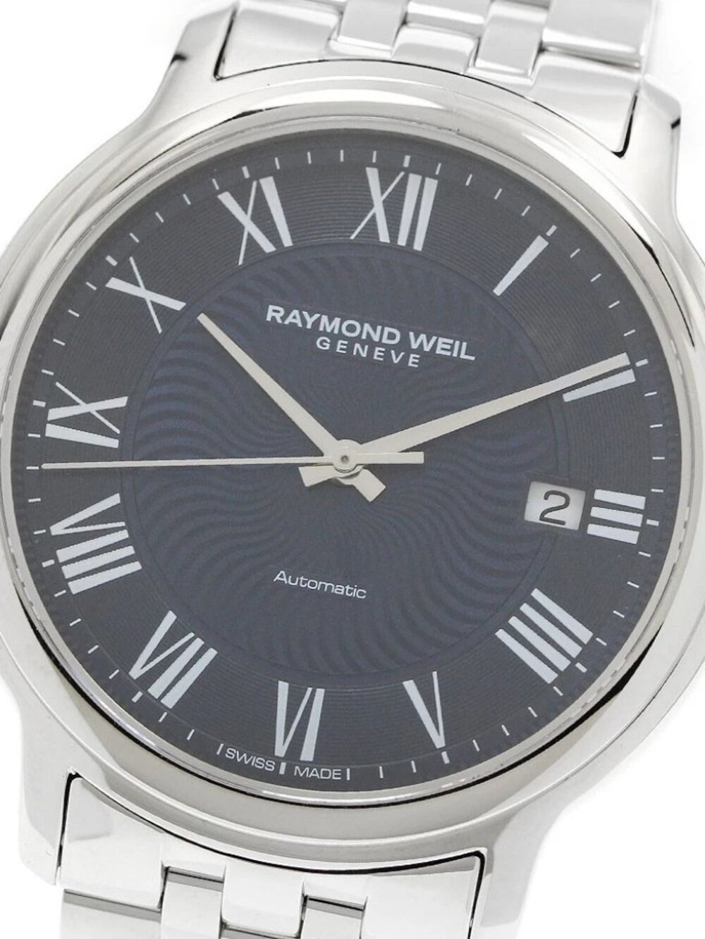RAYMOND WEIL Maestro 2237-ST-00508 Date Navy Dial Automatic Men's Watch_963025
